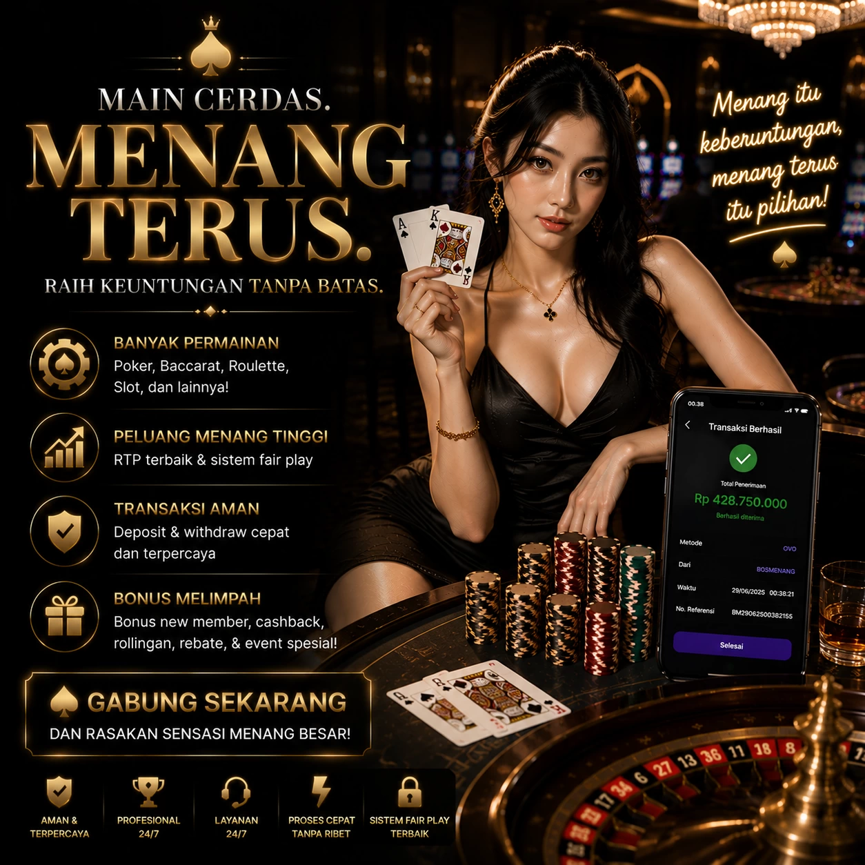 Interface aplikasi setelah instalasi berhasil